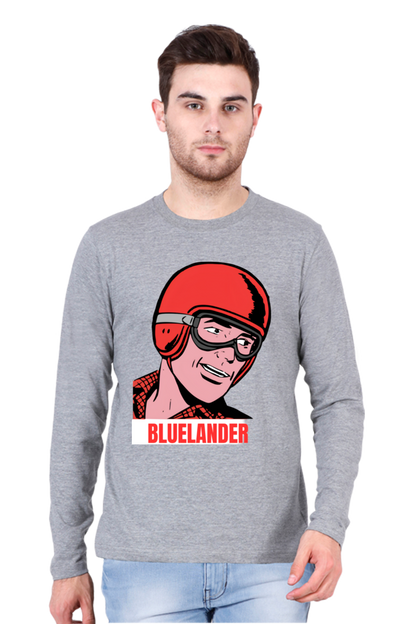 Unveil the Latest Designs with Bluelander's Cotton Full Sleeve T-Shirts!