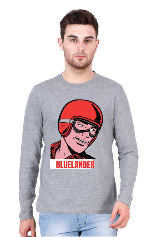 Unveil the Latest Designs with Bluelander's Cotton Full Sleeve T-Shirts!