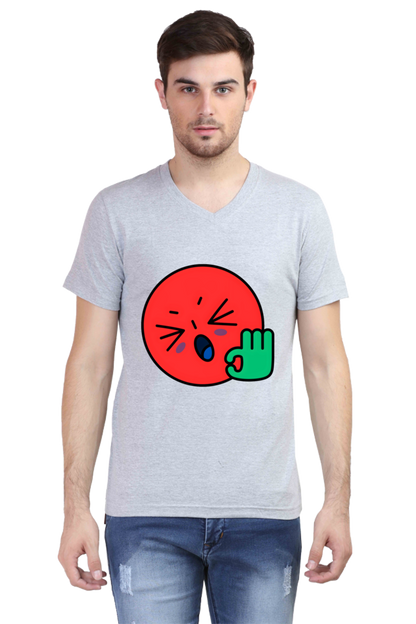 Embrace Comfort and Style: Bluelander's V Neck Half Sleeve Cotton T Shirt!