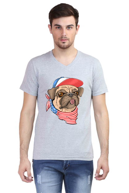 Elevate Your Look: Bluelander's V-Neck Cotton Half Sleeve T-Shirts!