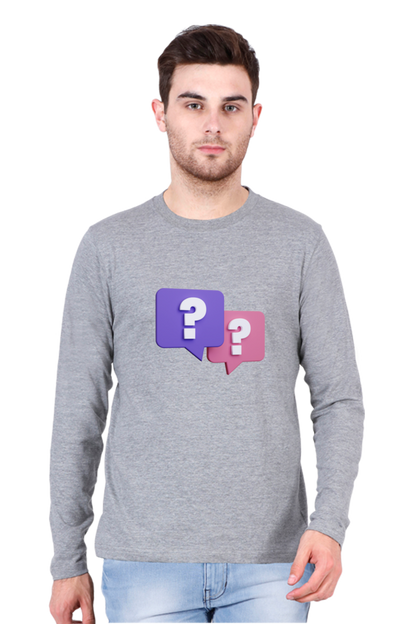 Unleash Your Style: Fun and Playful Vibes with Bluelander's Cotton Full Sleeve Tee!