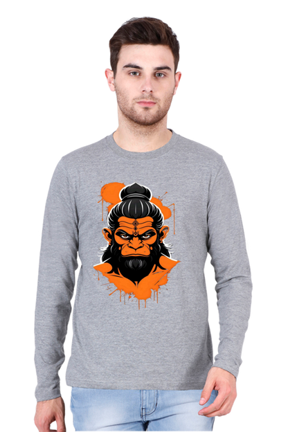 Premium Unisex Hanuman Grace Bhastra T-shirt: Divine Power & Comfort | Bluelander