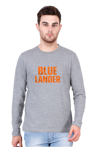 Bluelanders Unisex Soft Cotton bio washed Full-Sleeve T-Shirt.