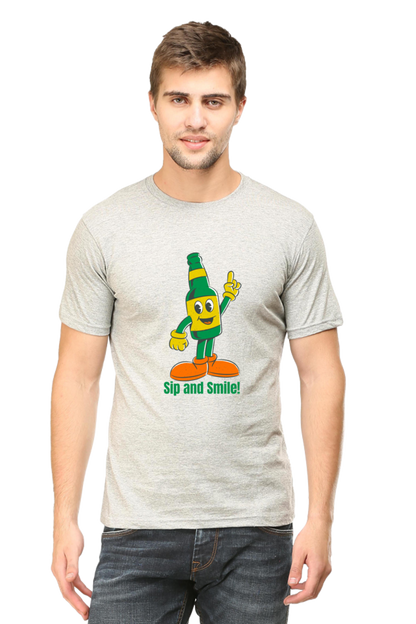 Stand Out in Style: Bluelander's Cotton Half Sleeve T-Shirts with Enhanced Design - Get Noticed!