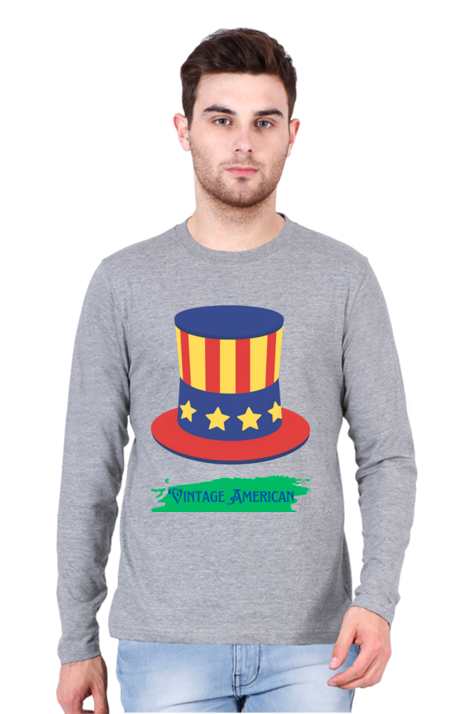 Bluelander's Cotton Full Sleeve T-Shirt: Elevating Your Style with Comfort and Class!