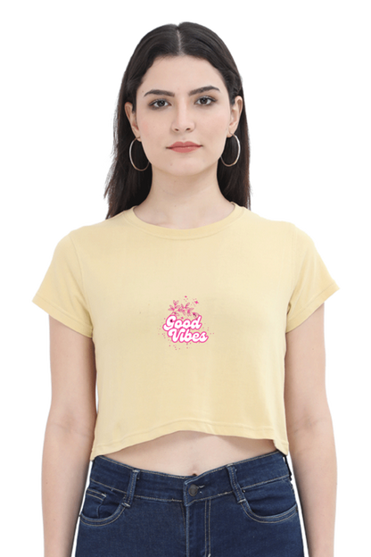 Bluelander Classic Cotton Female Crop Top: Embrace Feel-Good Vibes with Style and Comfort