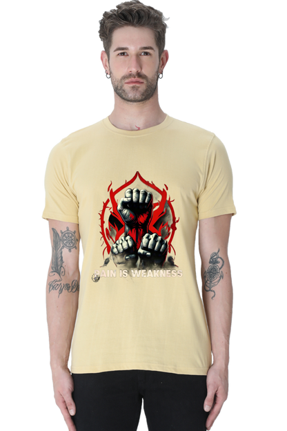 Experience Vibrant Comfort: Bluelander Cotton Half Sleeve T-Shirt | 'The Colors That First Arrived Here' Design | 100% Cotton, Pre-Shrunk, Bio Washed