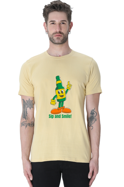Stand Out in Style: Bluelander's Cotton Half Sleeve T-Shirts with Enhanced Design - Get Noticed!