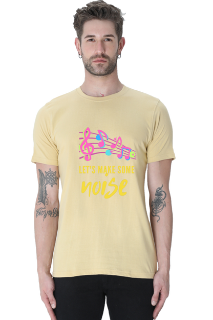 Make Waves in Style: Bluelander Cotton Half Sleeve T-Shirt - Time to Amplify Your Look and Make Some Stylish Noise