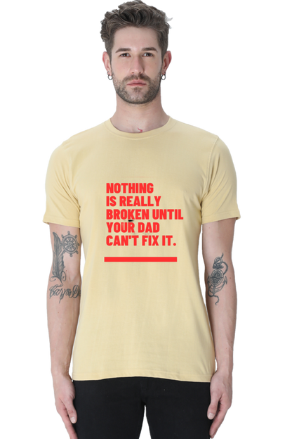 Fixing the Unfixable Bluelander Half Sleeve  Cotton T-Shirts ,Where Comfort Meets Dad's Expertise