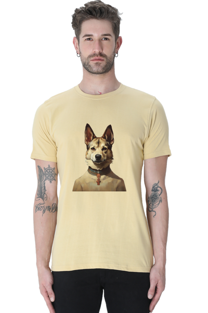 Style for Dog Lovers: Bluelander Cotton Half Sleeve T-Shirts - Comfort and Fashion, Crafted by Human and AI.