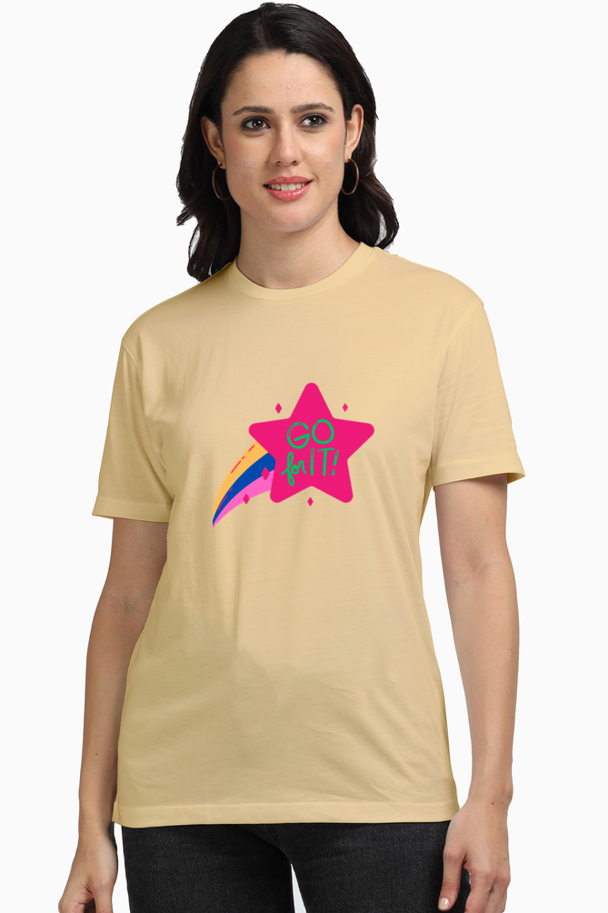 Unleash Elegance: Bluelander's Female Supima Half Sleeve Tee - Elevate Your Fashion Game!
