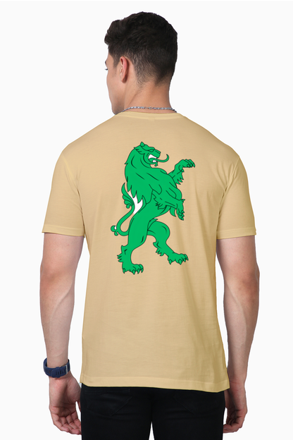 Stand Out Everywhere with Bluelander's Supima Cotton Half Sleeve T-Shirt - Enhanced Back Design!