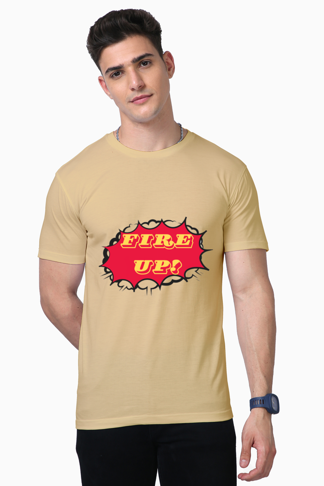 Get Noticed Everywhere: Bluelander's Supima Cotton Half Sleeve T-Shirt!