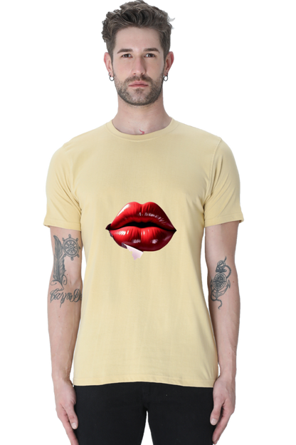Experience Vibrant Comfort: Bluelander Cotton Half Sleeve T-Shirt | 'The Colors That First Arrived Here' Design | 100% Cotton, Pre-Shrunk, Bio Washed