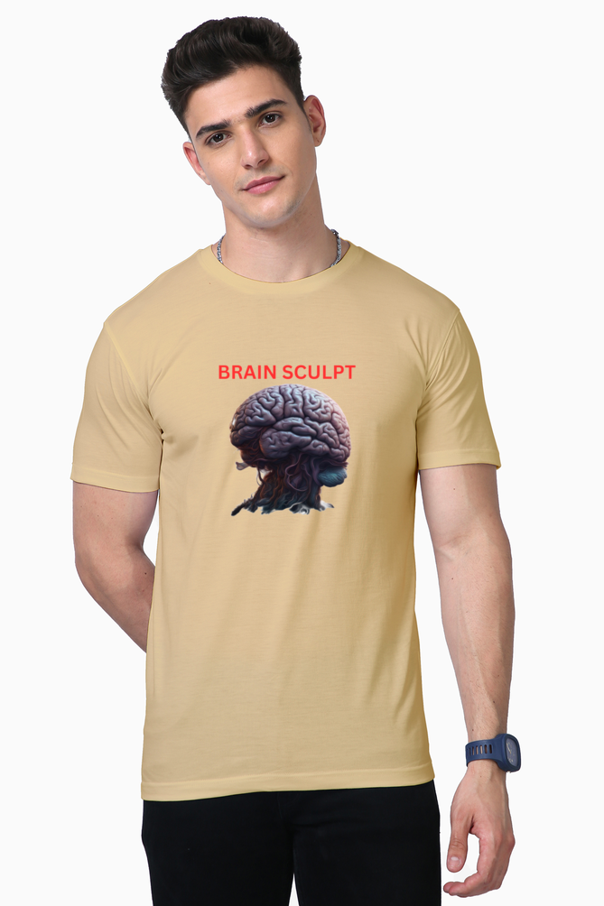 Bluelander Supima Half Sleeve T-Shirts: Elevate Your Style with Supreme Comfort and Extraordinary Quality Designs -Take Your Brain with You.