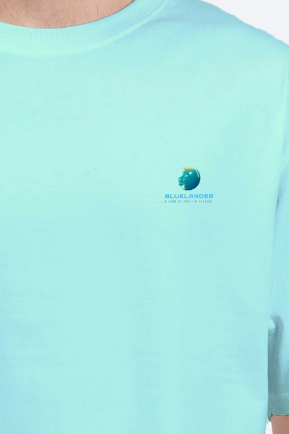 Step into Style: Bluelander's Oversize Classic Cotton T-Shirts - Where Wow Designs Lead the Way!
