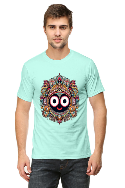 Sacred Comfort: Bluelanders  Premium  Cotton Unisex Half-Sleeve T-Shirt  Show drafts
