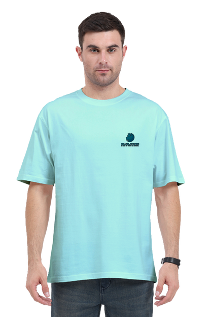 Oversized Comfort, Classic Style: Bluelanders  soft cotton bio washed Unisex T-Shirt.