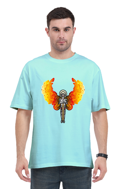 Glow Up Your Nights with Bluelander's Oversize Classic Cotton T Shirts: Futuristic Designs for Stylish Nights!