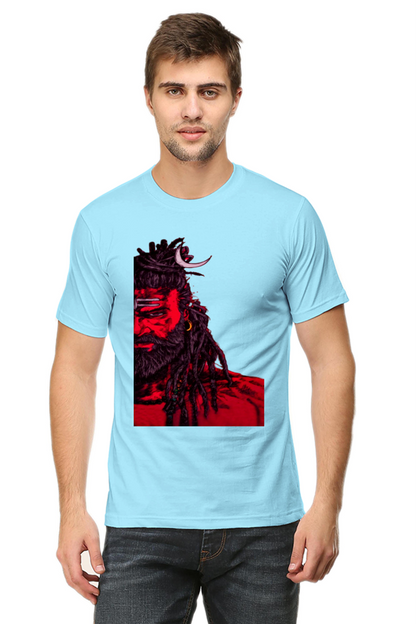 Adorn Yourself with Divine Shiva Vastra - Experience Shiva's Grace with Bluelander's Premium Unisex Cotton T Shirt.
