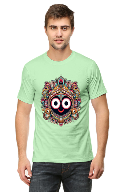 Sacred Comfort: Bluelanders  Premium  Cotton Unisex Half-Sleeve T-Shirt  Show drafts
