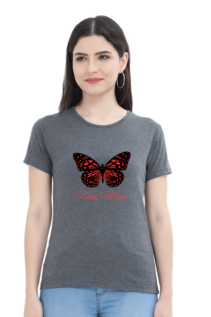 Bluelander Girls and Women's  Half Sleeve T-Shirt Dress – 'You Got the King Wings' for Ultimate Style Domination.Rule the Fashion Realm.