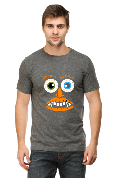 Elevate Your Spooky Style: Bluelander Cotton Half Sleeve T-Shirts – Supreme Comfort, Enhanced Design for a Hauntingly Stylish Spooky Season.