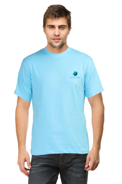 Get Noticed Everywhere You Go with Bluelander's Cotton Half Sleeve T-Shirt!