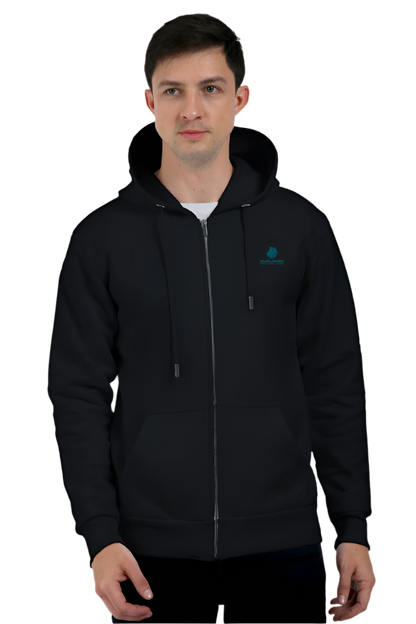 Heavyweight Comfort, Urban Style: Bluelanders Unisex Zip-Up Hoodie