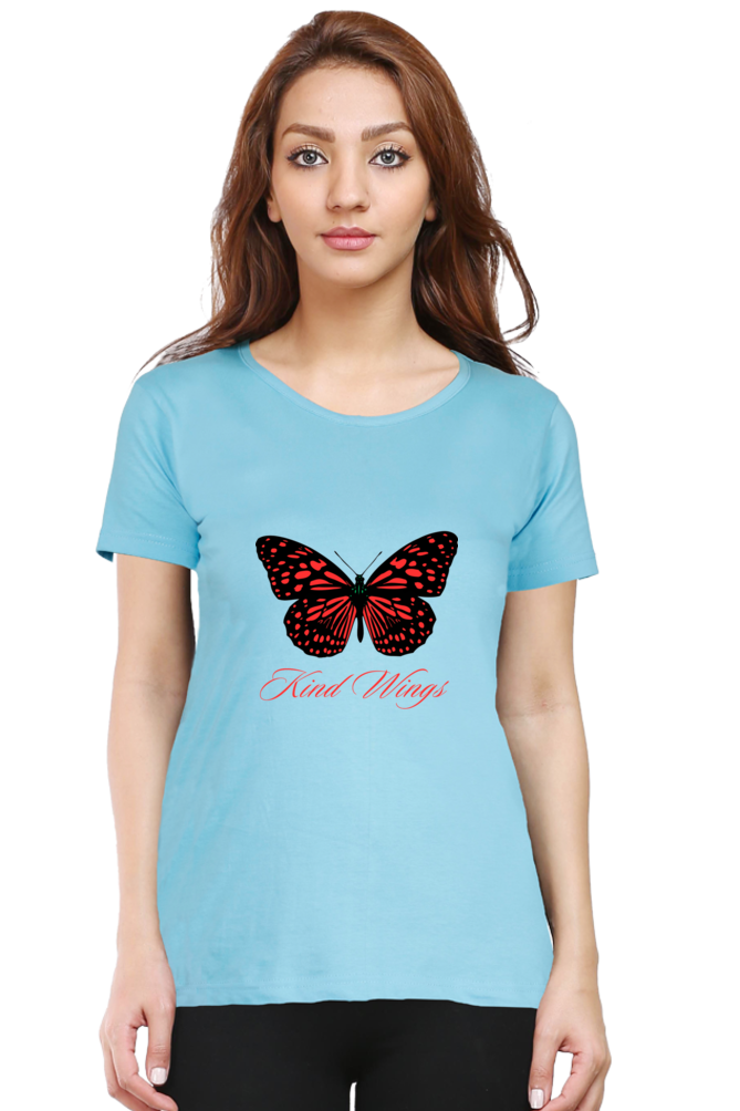 Bluelander Girls and Women's  Half Sleeve T-Shirt Dress – 'You Got the King Wings' for Ultimate Style Domination.Rule the Fashion Realm.