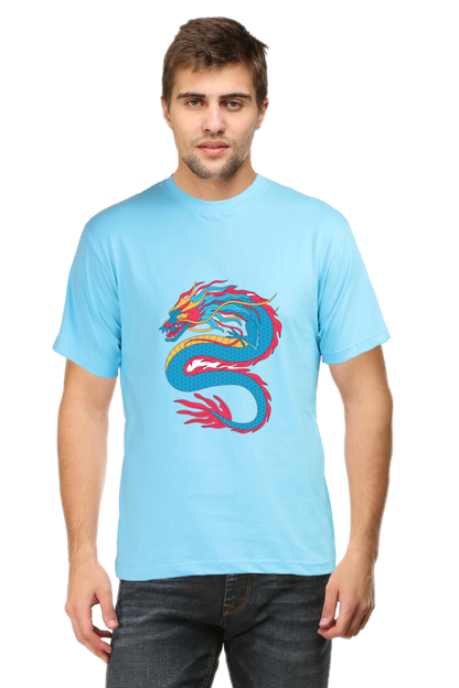 Style Redefined: Embrace Bluelander's Cotton Half Sleeve T-Shirts with Enhanced Design!