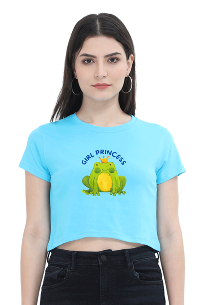 Crop & Shine: Embrace Effortless Elegance with Bluelander's Cotton Crop Top..