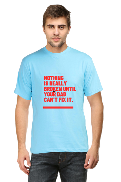 Fixing the Unfixable Bluelander Half Sleeve  Cotton T-Shirts ,Where Comfort Meets Dad's Expertise