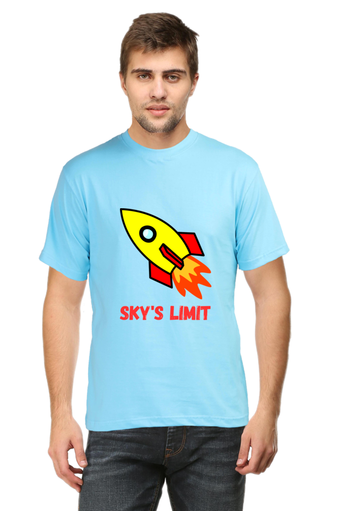Reach New Heights of Style: Elevate Your Look with Bluelander's Half Sleeve Cotton Tees!
