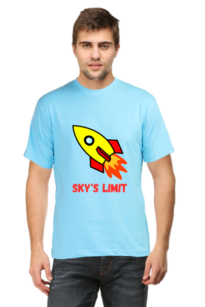 Reach New Heights of Style: Elevate Your Look with Bluelander's Half Sleeve Cotton Tees!