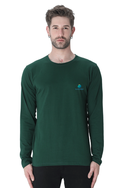Stand Out in Style: Bluelander Full Sleeve Cotton T-Shirts – Enhanced Back Design for Supreme Comfort and Timeless Elegance.