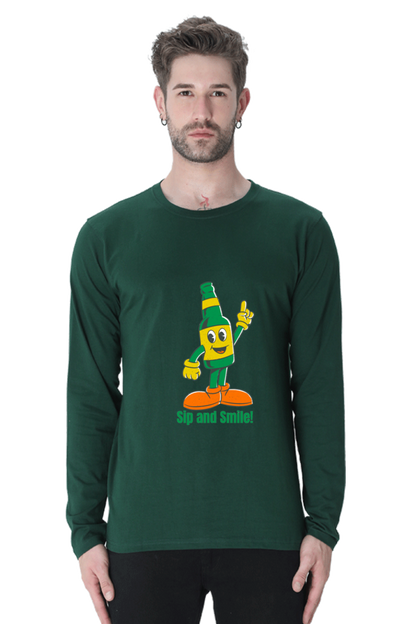 Unveil the Latest Trends: Bluelander's Cotton Full Sleeve Tee, Pioneering the New Fashion Era!