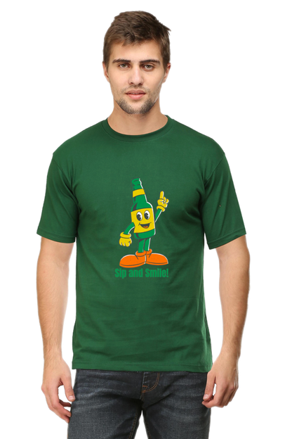 Stand Out in Style: Bluelander's Cotton Half Sleeve T-Shirts with Enhanced Design - Get Noticed!