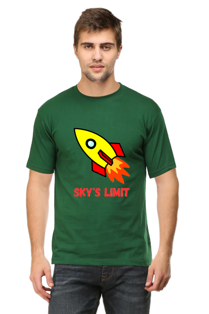 Reach New Heights of Style: Elevate Your Look with Bluelander's Half Sleeve Cotton Tees!