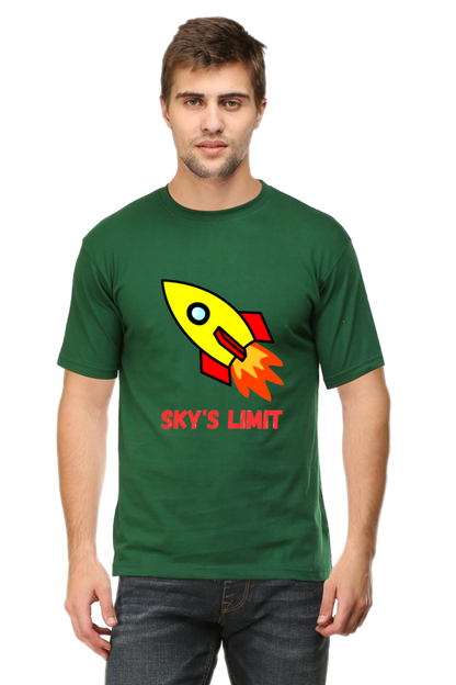 Reach New Heights of Style: Elevate Your Look with Bluelander's Half Sleeve Cotton Tees!