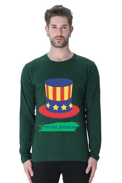 Bluelander's Cotton Full Sleeve T-Shirt: Elevating Your Style with Comfort and Class!