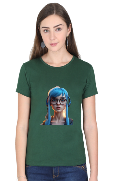 Unveiling Timeless Comfort: Bluelander Cotton Half Sleeve T-Shirts – AI-Enhanced Design, A Fashion Revolution for Our Beautiful Sisters and Moms of India.