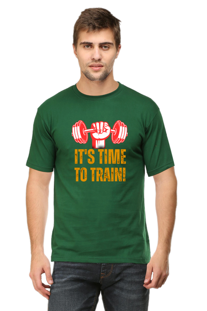 Level Up Your Fitness: Bluelander Cotton Half Sleeve T-Shirts - Supreme Comfort for Your Training Sessions