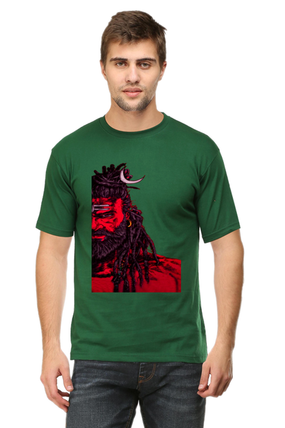 Adorn Yourself with Divine Shiva Vastra - Experience Shiva's Grace with Bluelander's Premium Unisex Cotton T Shirt.