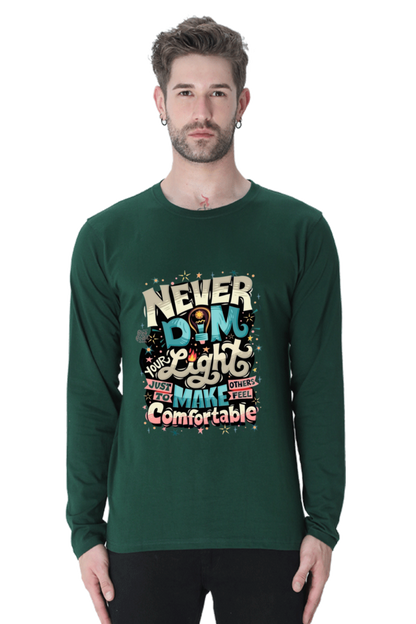 Bluelanders: Comfort Redefined - Unisex Premium Cotton Bio-Washed Full-Sleeve T-Shirt.