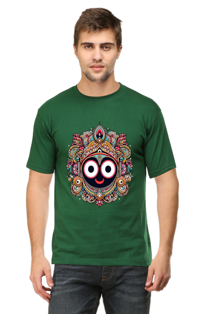 Sacred Comfort: Bluelanders  Premium  Cotton Unisex Half-Sleeve T-Shirt  Show drafts