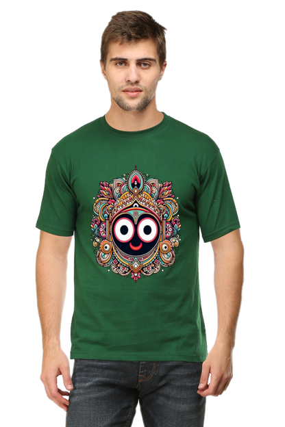 Sacred Comfort: Bluelanders  Premium  Cotton Unisex Half-Sleeve T-Shirt  Show drafts