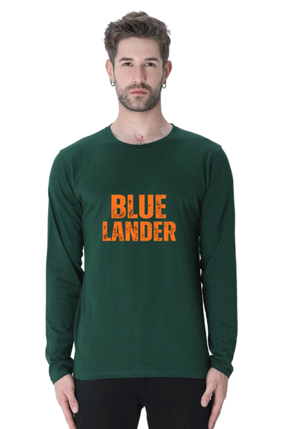 Bluelanders Unisex Soft Cotton bio washed Full-Sleeve T-Shirt.