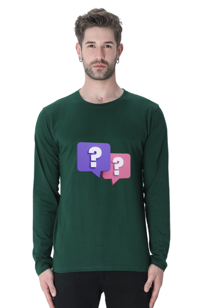 Unleash Your Style: Fun and Playful Vibes with Bluelander's Cotton Full Sleeve Tee!